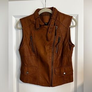 Chelsea & Violet Faux Leather Vest